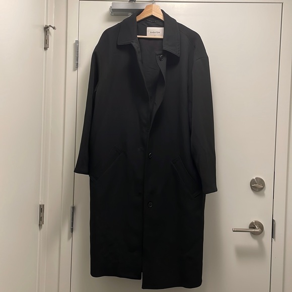 Aritzia Jackets & Blazers - ARITZIA | NWOT Black Babaton Button Up Trench Jacket